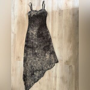 Vintage Y2K Handkerchief/Asymmetrical Dress